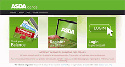 Desktop Screenshot of cards.asda.com